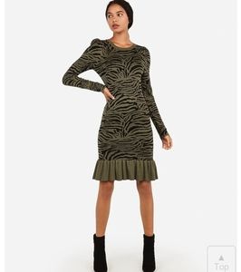 EXPRESS ZEBRA PRINT DRESS 🐆